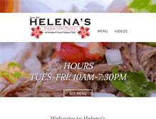 Tablet Screenshot of helenashawaiianfood.com